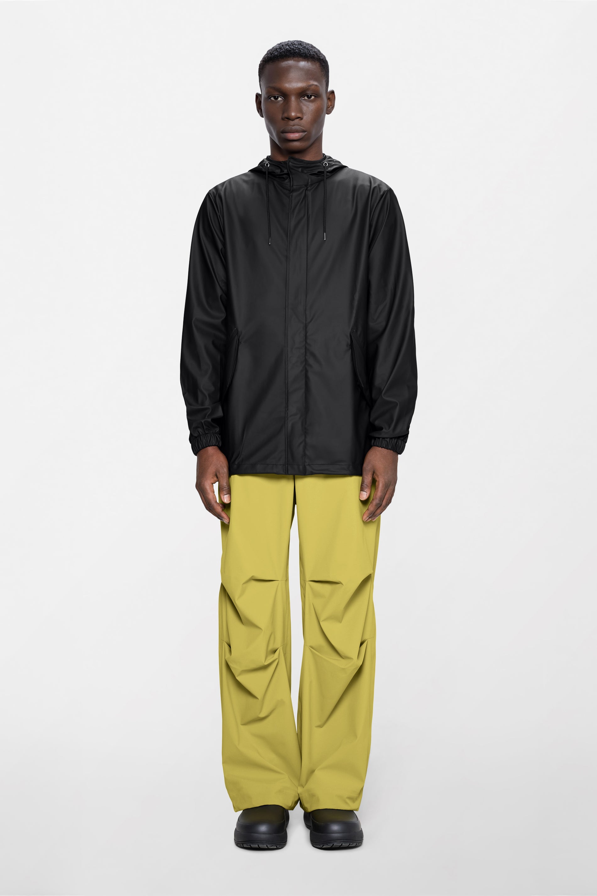 RAINS Fishtail Jacket Black Jacket
