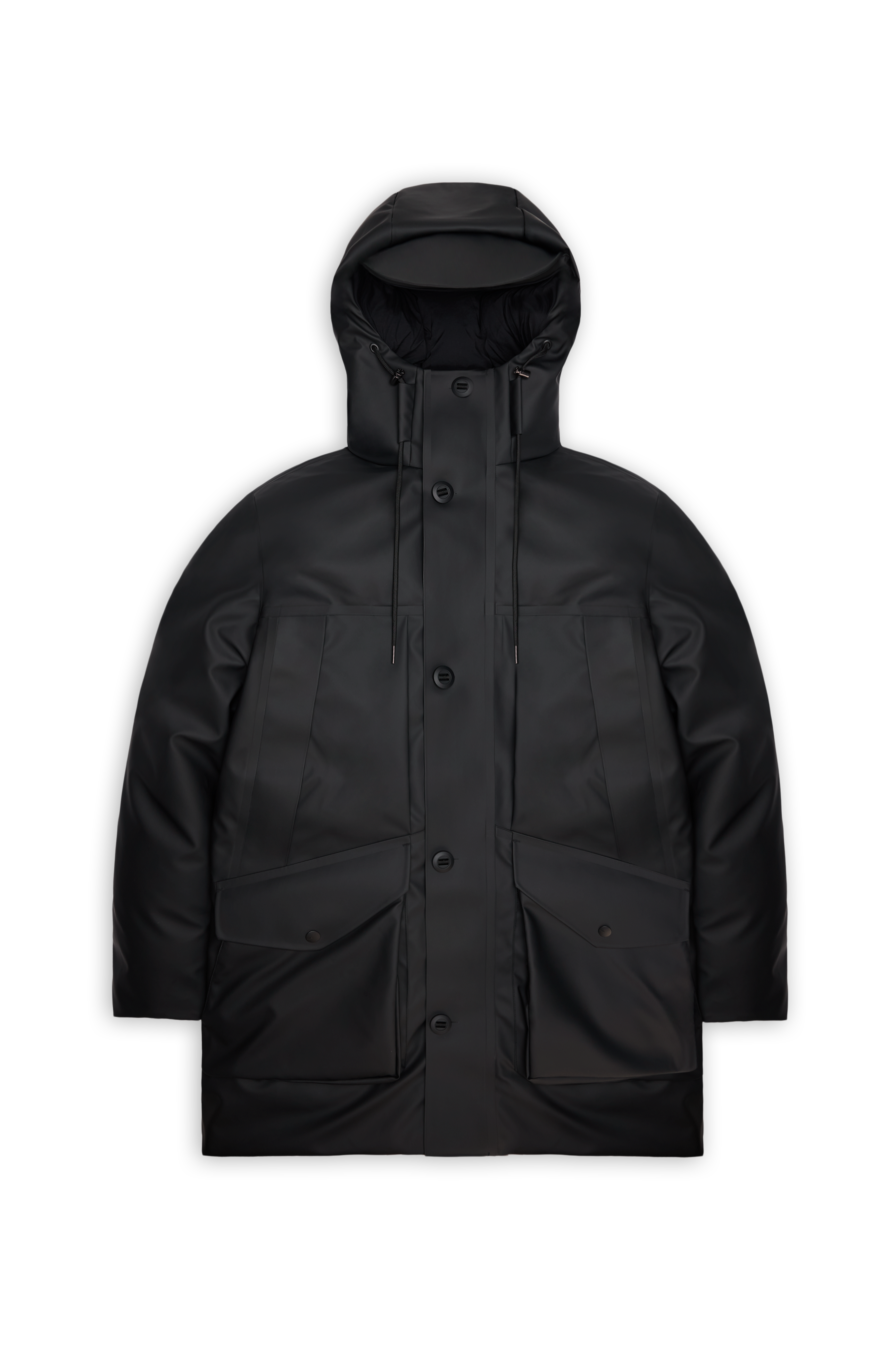 RAINS Novi Arctic Parka Black Jacket