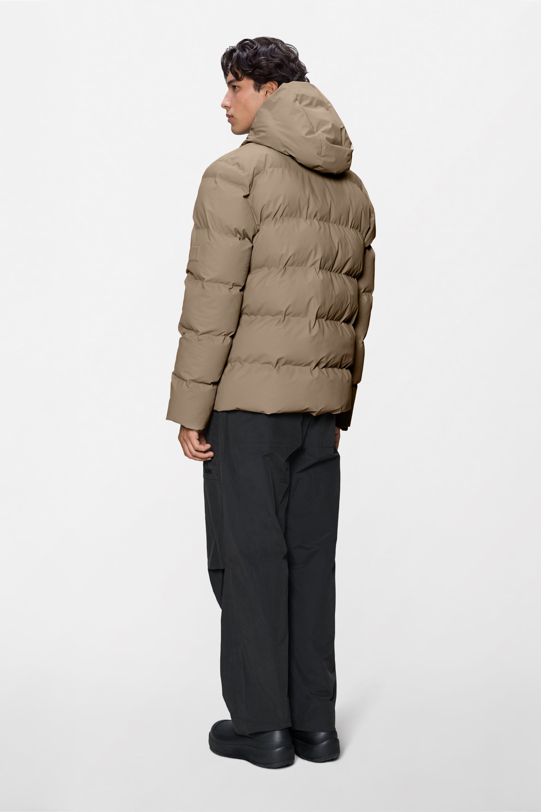 RAINS Alta Puffer Jacket Beige Jacket