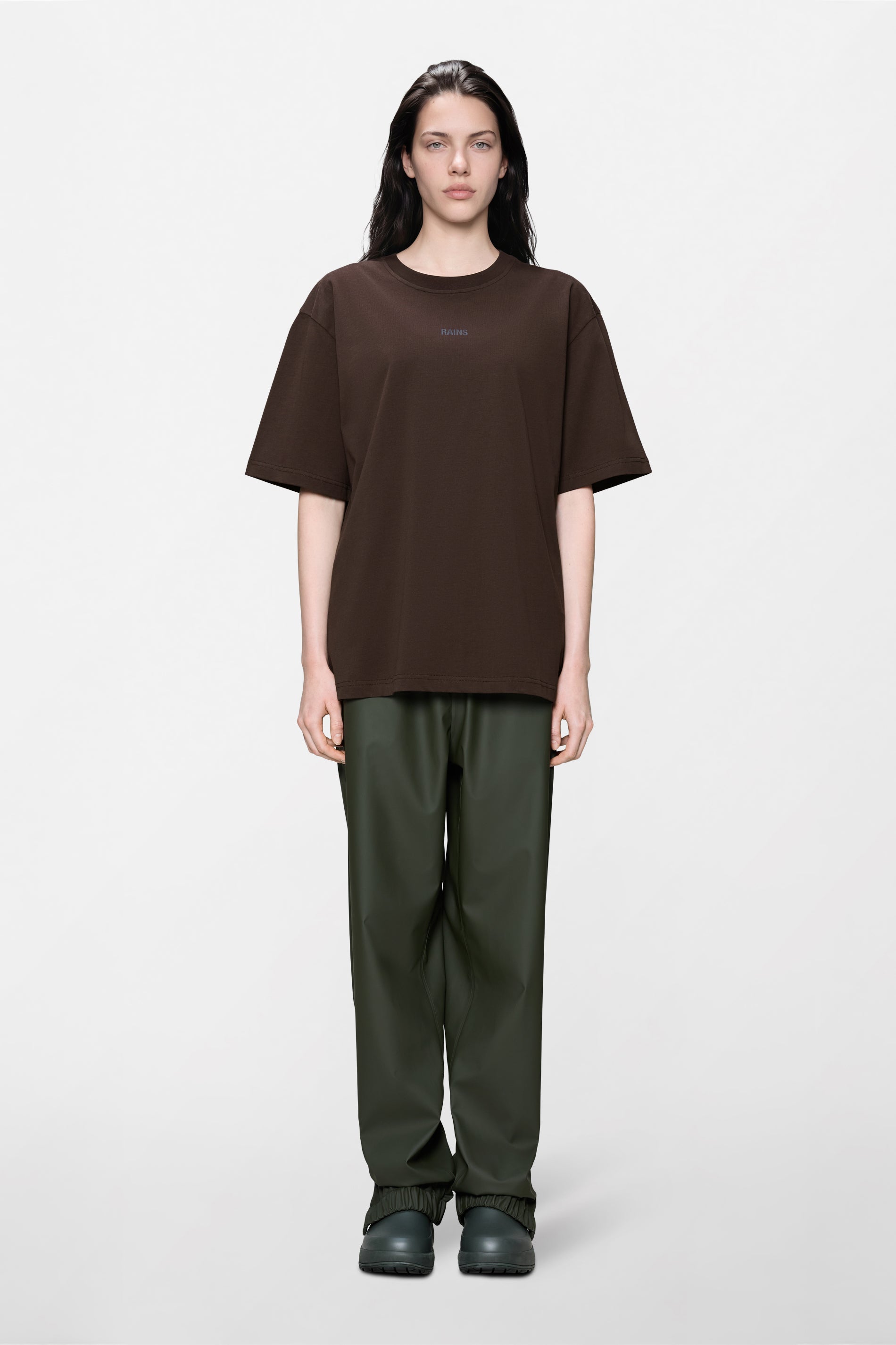 RAINS Classic T-shirt Rains Bark Short Sleeve