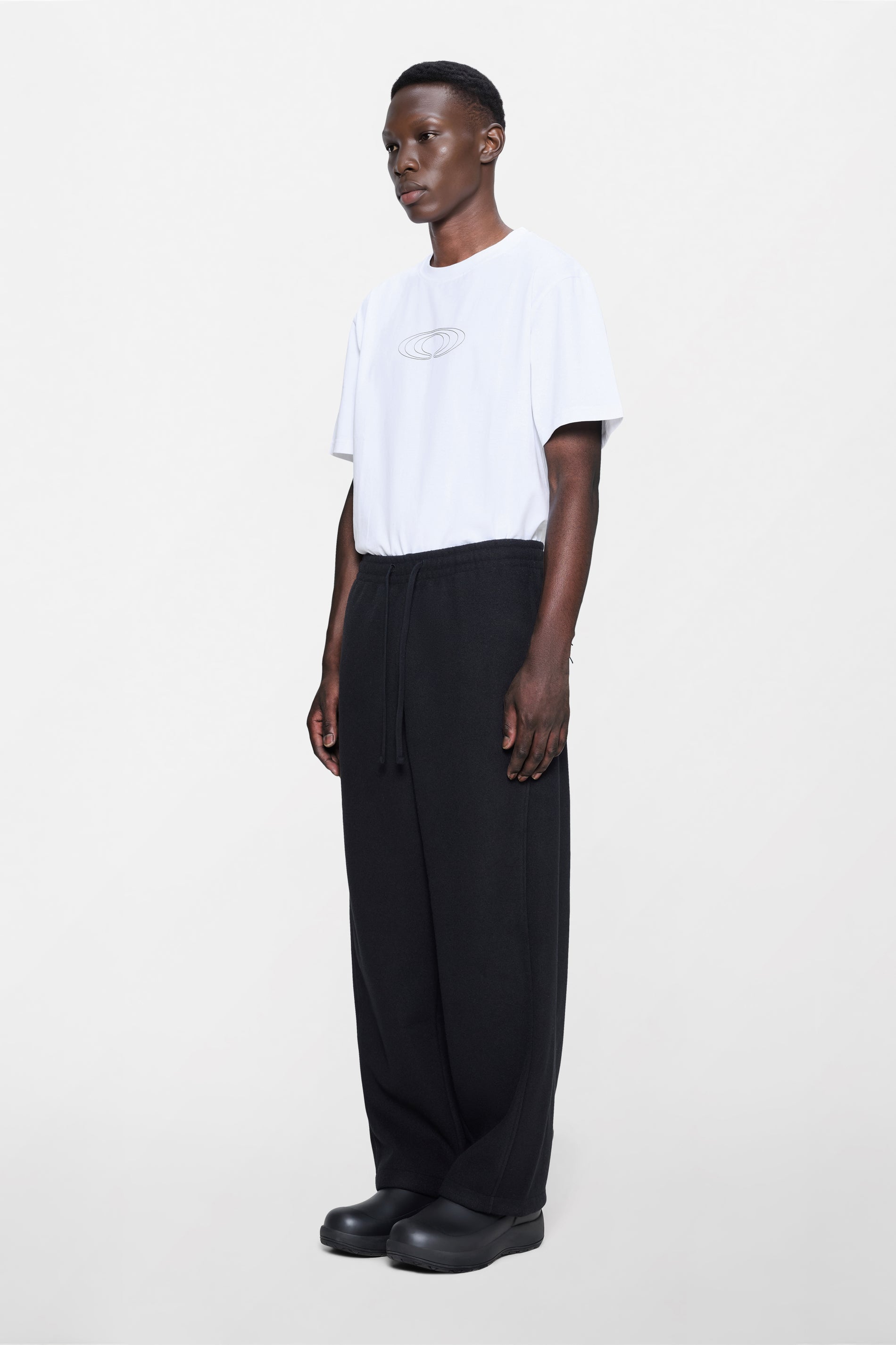 RAINS Fleece Pants Black Pants