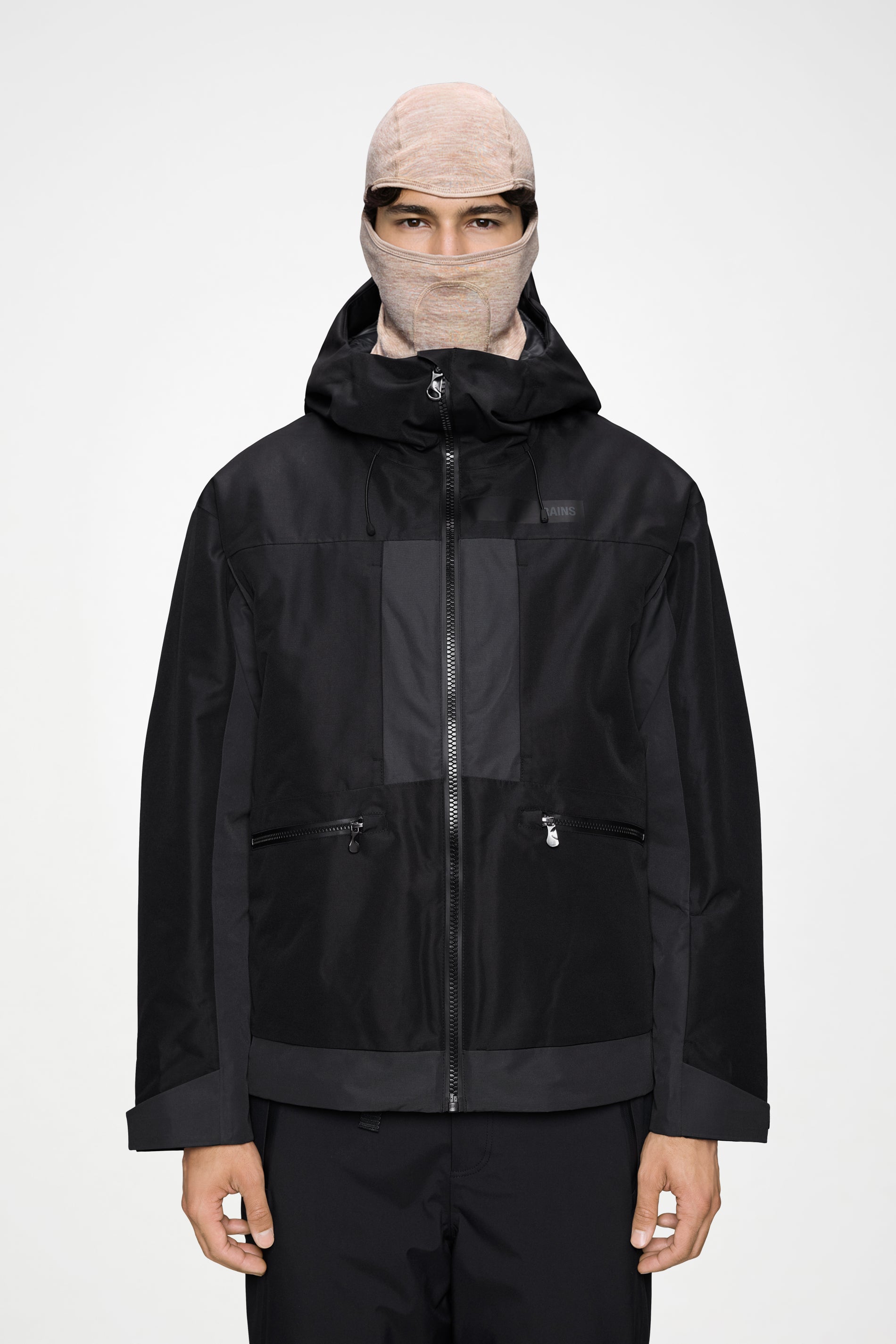 RAINS Niseko Balaclava Beige Headwear