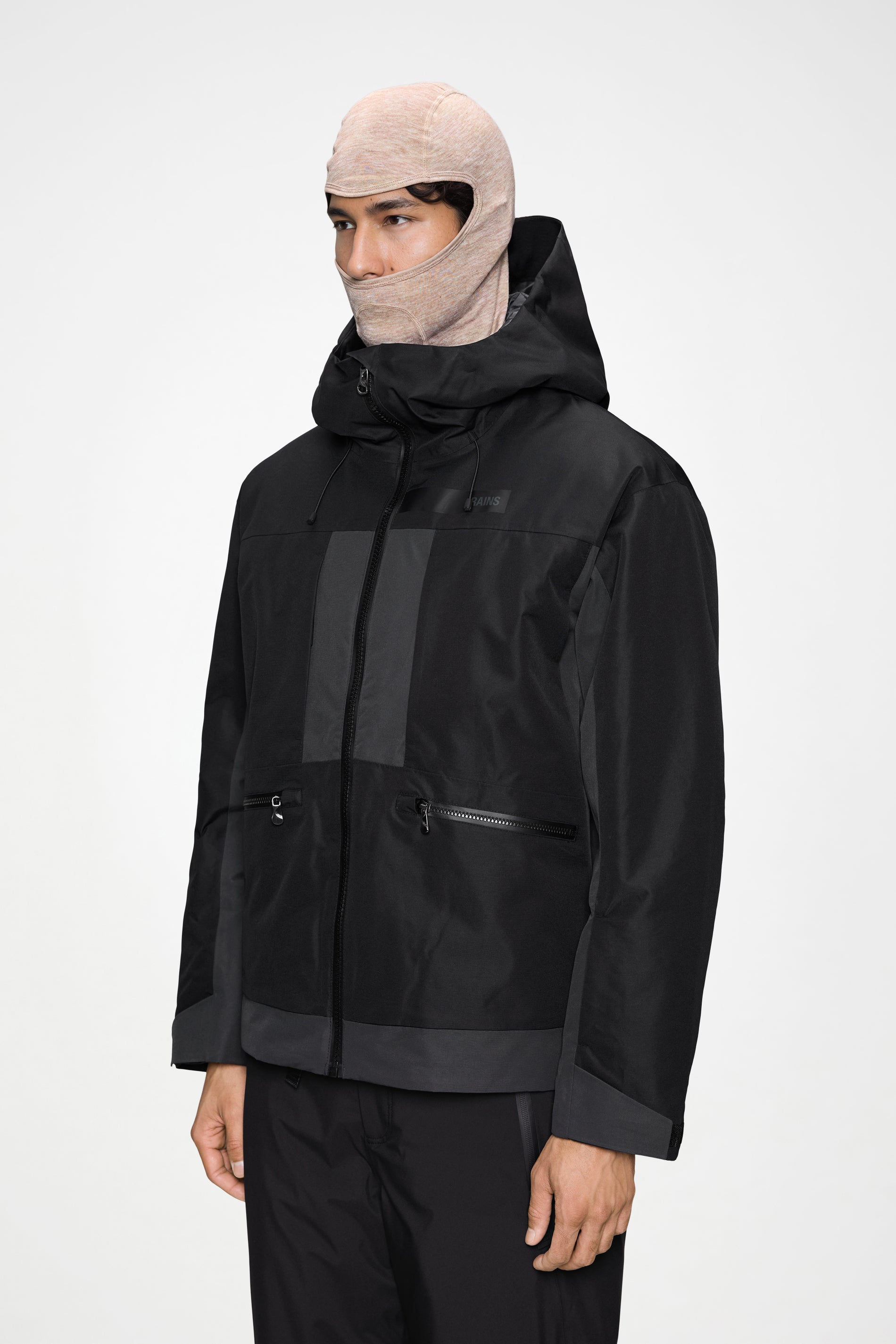 RAINS Niseko Balaclava Beige Headwear