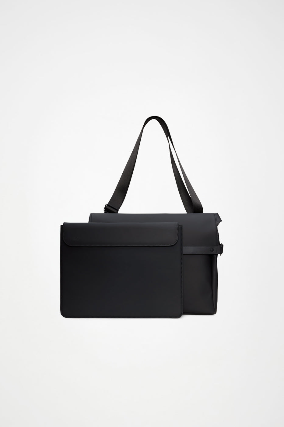 RAINS OTG Messenger Bag Black 13L H32 x D11 x W40 cm Messenger