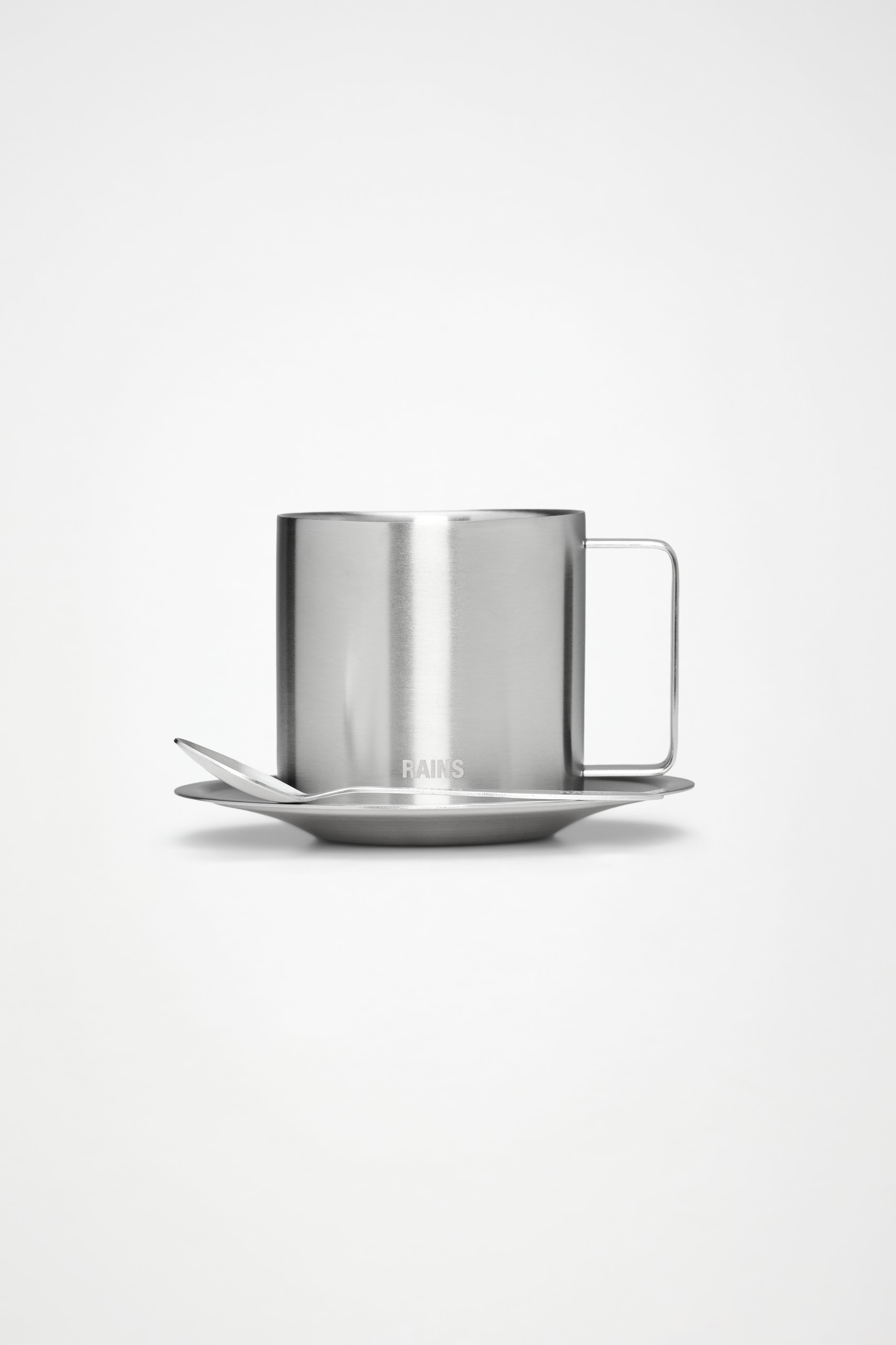 RAINS Stainless Steel Coffee Mug 280 ml Steel 0.28L H8 x D0 x W0 cm Coffee Mugs