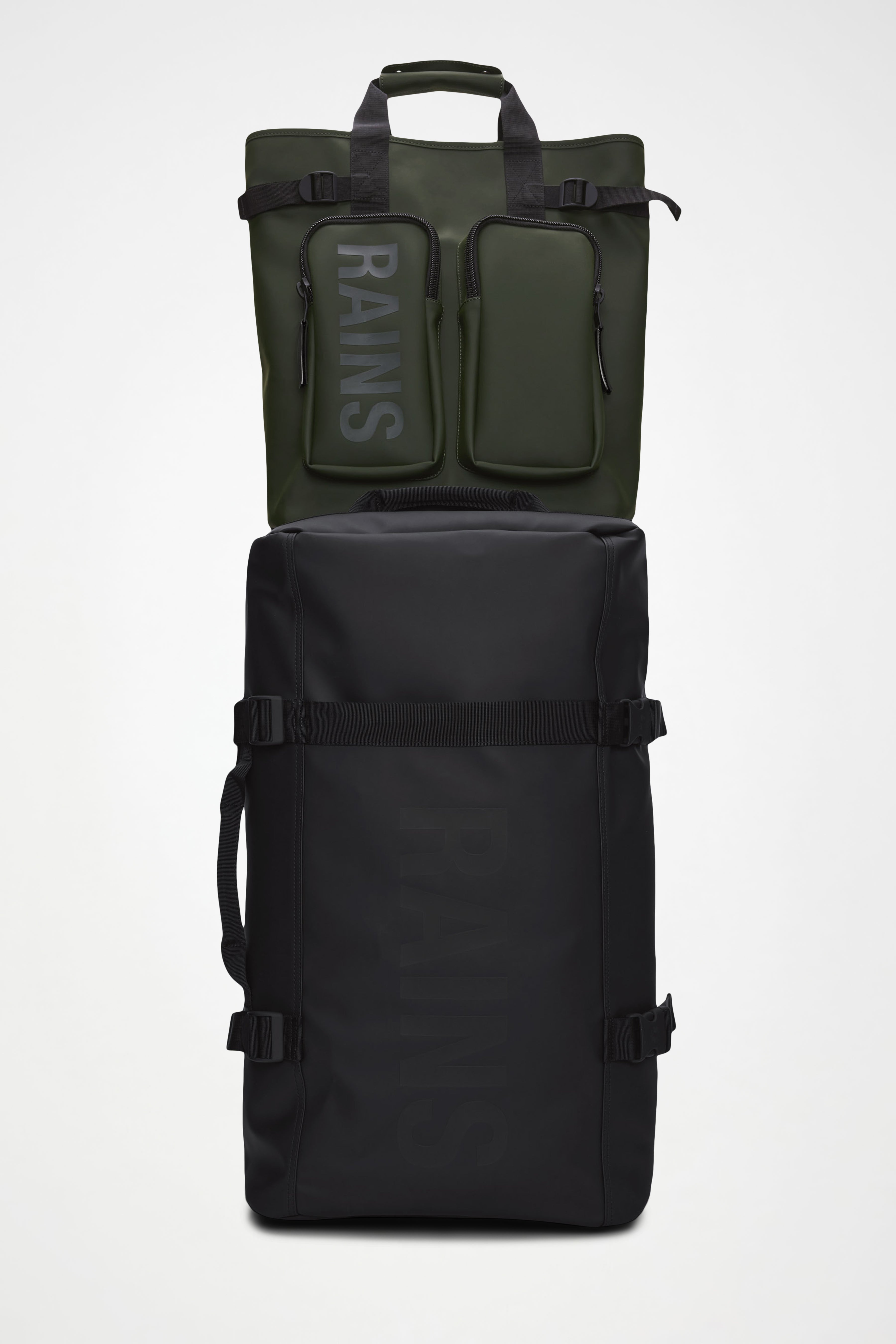 RAINS Texel Tote Backpack Green 15L H43 x D12.50 x W32 cm Backpack